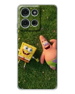 Чохол для Motorola Moto G75 з картинкою «Друзі на галявині»