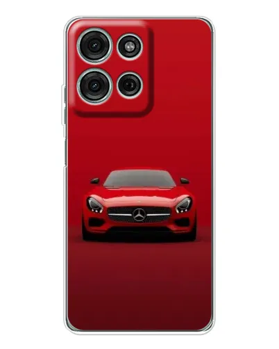 Чехол для Motorola Moto G75 с картинкой «Красный Mercedes AMG» Чехол для Motorola Moto G75 с картинкой «Красный Mercedes AMG»