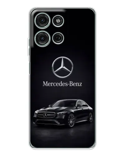 Чехол для Motorola Moto G75 с картинкой «Mercedes — решетка радиатора» Чехол для Motorola Moto G75 с картинкой «Mercedes — решетка радиатора»