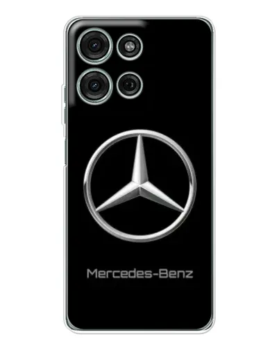 Чехол для Motorola Moto G75 с картинкой «Mercedes Silver Logo» Чехол для Motorola Moto G75 с картинкой «Mercedes Silver Logo»
