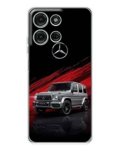 Чехол для Motorola Moto G75 с картинкой «Mercedes G-Class красный» Чехол для Motorola Moto G75 с картинкой «Mercedes G-Class красный»