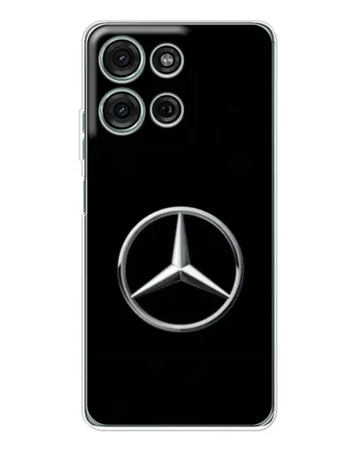 Чехол для Motorola Moto G75 с картинкой «Mercedes классический лого» Чехол для Motorola Moto G75 с картинкой «Mercedes классический лого»