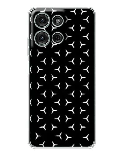 Чохол для Motorola Moto G75 з картинкою «Mercedes паттерн зірок» Чохол для Motorola Moto G75 з картинкою «Mercedes паттерн зірок»