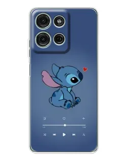 Чехол для Motorola Moto G75 с картинкой «Музыкальный Stitch»