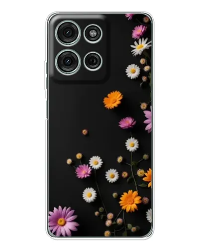Чехол для Motorola Moto G75 с картинкой «Цветочная композиция»