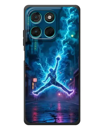 Чехол для Motorola Moto G77 с картинкой «Jordan Gold Jumpman» Чехол для Motorola Moto G77 с картинкой «Jordan Gold Jumpman»