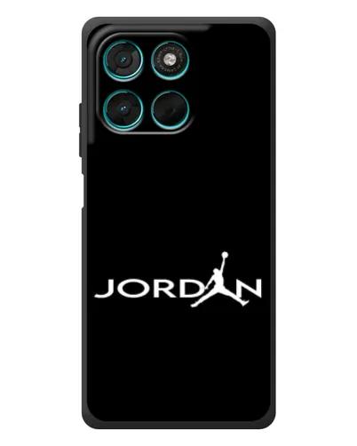 Чехол для Motorola Moto G77 с картинкой «Jordan White Logo» Чехол для Motorola Moto G77 с картинкой «Jordan White Logo»