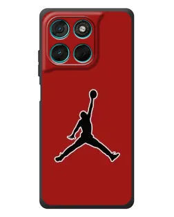Чехол для Motorola Moto G77 с картинкой «Jordan Red Back» Чехол для Motorola Moto G77 с картинкой «Jordan Red Back»