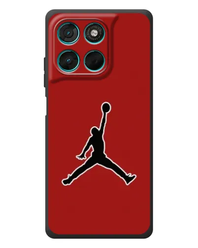 Чехол для Motorola Moto G77 с картинкой «Jordan Red Back» Чехол для Motorola Moto G77 с картинкой «Jordan Red Back»
