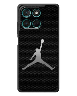 Чехол для Motorola Moto G77 с картинкой «Jordan Dark Carbon» Чехол для Motorola Moto G77 с картинкой «Jordan Dark Carbon»