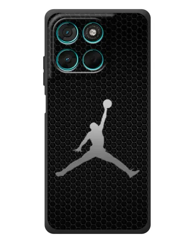 Чехол для Motorola Moto G77 с картинкой «Jordan Dark Carbon» Чехол для Motorola Moto G77 с картинкой «Jordan Dark Carbon»