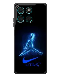 Чехол для Motorola Moto G77 с картинкой «Jordan Neon Blue» Чехол для Motorola Moto G77 с картинкой «Jordan Neon Blue»