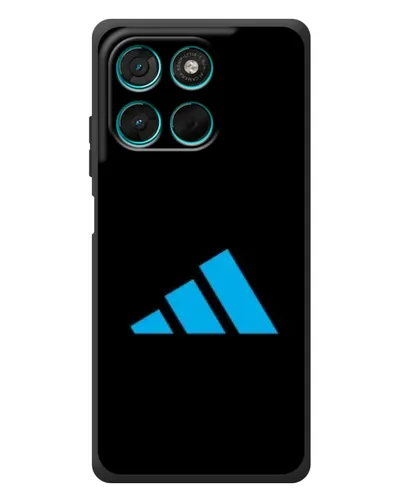 Чехол для Motorola Moto G77 с картинкой «Adidas Cyan Logo» Чехол для Motorola Moto G77 с картинкой «Adidas Cyan Logo»