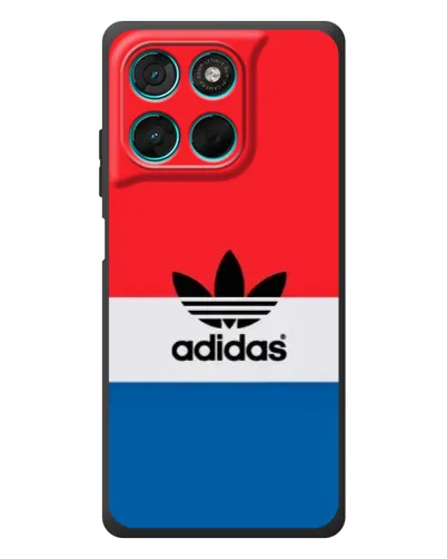 Чехол для Motorola Moto G77 с картинкой «Ретро блоки Adidas» Чехол для Motorola Moto G77 с картинкой «Ретро блоки Adidas»