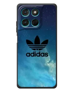Чехол для Motorola Moto G77 с картинкой «Adidas Stone Logo»