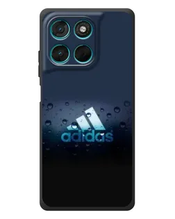 Чехол для Motorola Moto G77 с картинкой «Adidas Water Drops»