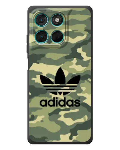 Чехол для Motorola Moto G77 с картинкой «Милитари стиль Adidas» Чехол для Motorola Moto G77 с картинкой «Милитари стиль Adidas»