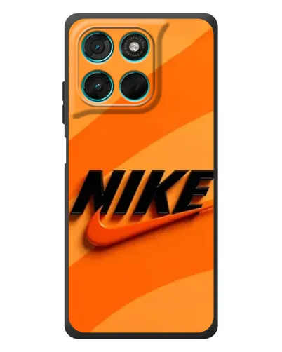 Чехол для Motorola Moto G77 с картинкой «Оранжевый драйв Nike» Чехол для Motorola Moto G77 с картинкой «Оранжевый драйв Nike»