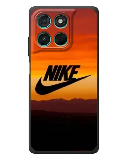 Чехол для Motorola Moto G77 с картинкой «Nike — вечерний горизонт»