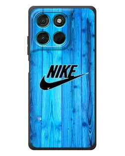 Чехол для Motorola Moto G77 с картинкой «Голубое дерево Nike»