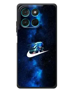 Чехол для Motorola Moto G77 с картинкой «Звездный путь Nike»