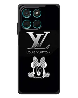 Чехол для Motorola Moto G77 с картинкой «LV и Минни Маус»