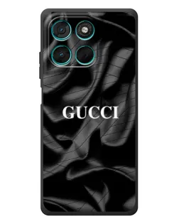 Чехол для Motorola Moto G77 с картинкой «Gucci — шелковые волны»
