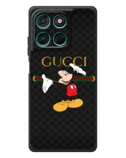Чехол для Motorola Moto G77 с картинкой «Микки Маус Gucci»