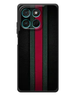 Чехол для Motorola Moto G77 с картинкой «Gucci — неоновая линия»