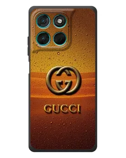 Чехол для Motorola Moto G77 с картинкой «Gucci — солнечный градиент»