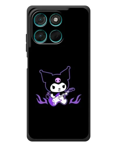Чехол для Motorola Moto G77 с картинкой «Электрическая Kuromi»
