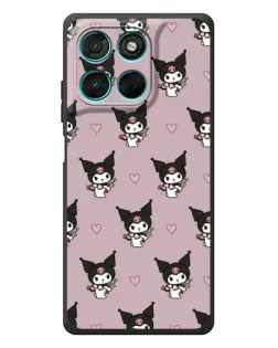 Чехол для Motorola Moto G77 с картинкой «Kuromi — ночной сон»