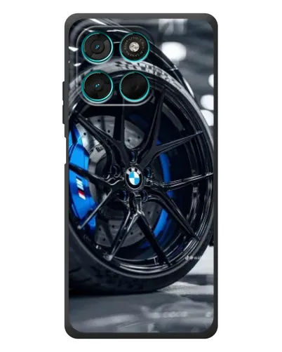 Чехол для Motorola Moto G77 с картинкой «Колесо BMW вблизи» Чехол для Motorola Moto G77 с картинкой «Колесо BMW вблизи»