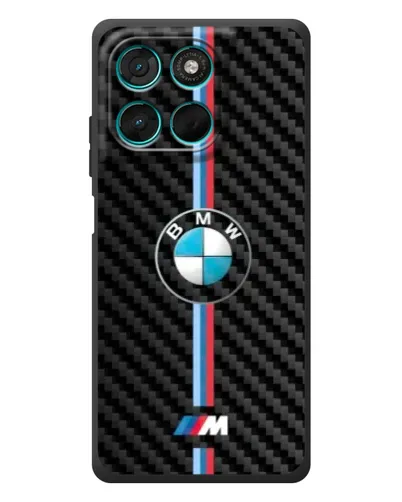 Чехол для Motorola Moto G77 с картинкой «Эмблема BMW и карбон» Чехол для Motorola Moto G77 с картинкой «Эмблема BMW и карбон»
