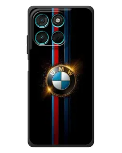 Чехол для Motorola Moto G77 с картинкой «BMW M-Power неон»