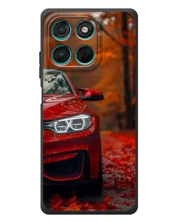 Чехол для Motorola Moto G77 с картинкой «Осенняя BMW M4»