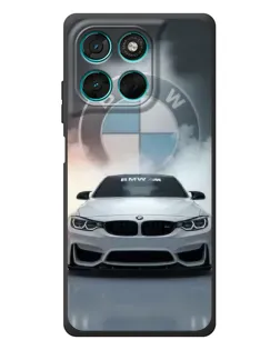 Чехол для Motorola Moto G77 с картинкой «BMW в белом дыму» Чехол для Motorola Moto G77 с картинкой «BMW в белом дыму»
