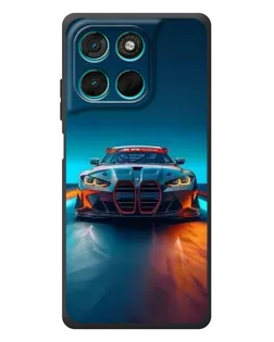 Чехол для Motorola Moto G77 с картинкой «BMW — огни неона» Чехол для Motorola Moto G77 с картинкой «BMW — огни неона»