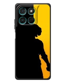 Чехол для Motorola Moto G77 с картинкой «Тень воина PUBG»