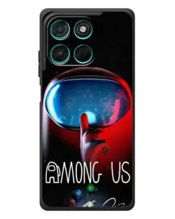 Чехол для Motorola Moto G77 с картинкой «Красный импостер — макро» Чехол для Motorola Moto G77 с картинкой «Красный импостер — макро»