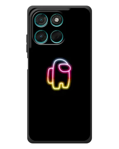 Чехол для Motorola Moto G77 с картинкой «Among Us градиент»