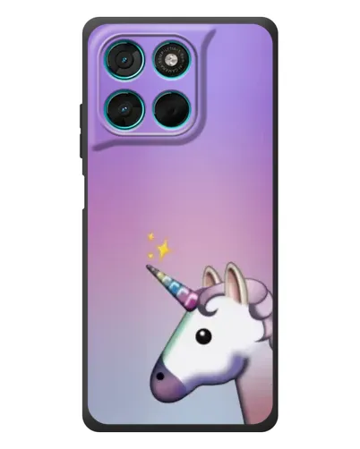 Чехол для Motorola Moto G77 с картинкой «Единорог градиент» Чехол для Motorola Moto G77 с картинкой «Единорог градиент»