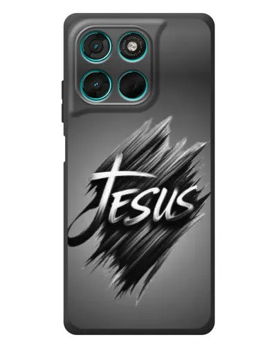 Чехол для Motorola Moto G77 с картинкой «Надпись Jesus Graffiti» Чехол для Motorola Moto G77 с картинкой «Надпись Jesus Graffiti»