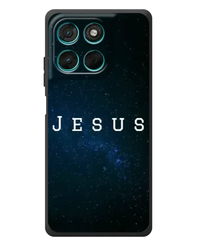 Чехол для Motorola Moto G77 с картинкой «Звездное небо Jesus» Чехол для Motorola Moto G77 с картинкой «Звездное небо Jesus»