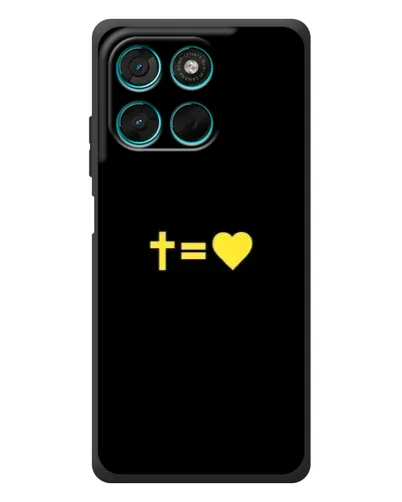 Чехол для Motorola Moto G77 с картинкой «Сердце и Крест» Чехол для Motorola Moto G77 с картинкой «Сердце и Крест»