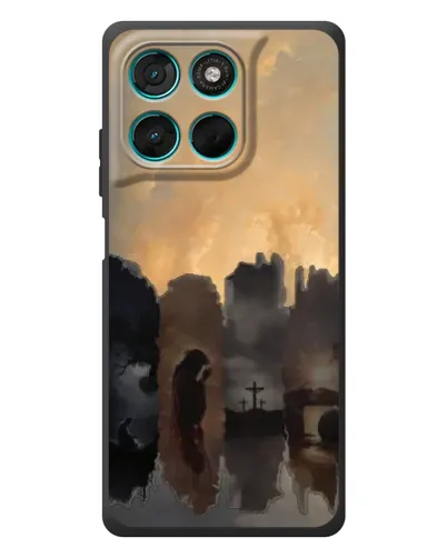 Чехол для Motorola Moto G77 с картинкой «Дорога к вере» Чехол для Motorola Moto G77 с картинкой «Дорога к вере»