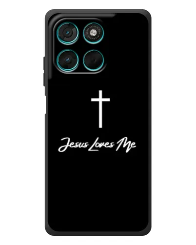 Чехол для Motorola Moto G77 с картинкой «Иисус любит тебя» Чехол для Motorola Moto G77 с картинкой «Иисус любит тебя»