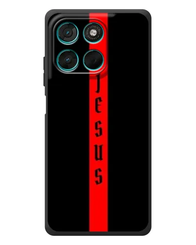 Чехол для Motorola Moto G77 с картинкой «Красная линия веры» Чехол для Motorola Moto G77 с картинкой «Красная линия веры»