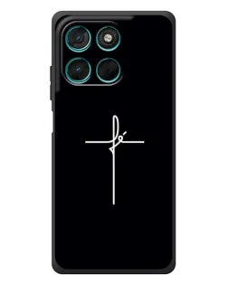 Чохол для Motorola Moto G77 з картинкою «Тонкий хрест»