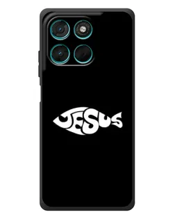 Чохол для Motorola Moto G77 з картинкою «Риба  Jesus»